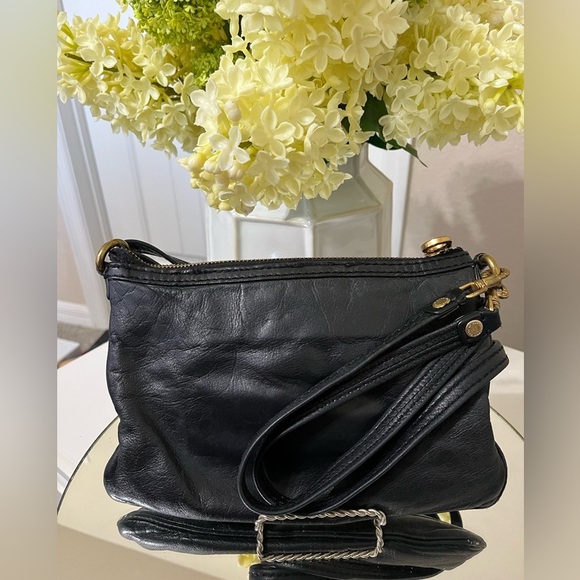 Marc by Marc Jacobs Totally Turnlock ‘Percy’ Black Leather Bag - Picture 11 of 12